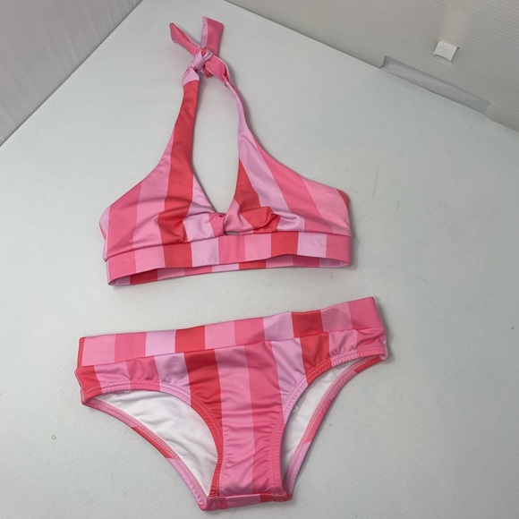 Submarine**Pink Striped Halter Bikini Set**8,14,16**$86 - Picture 4 of 6